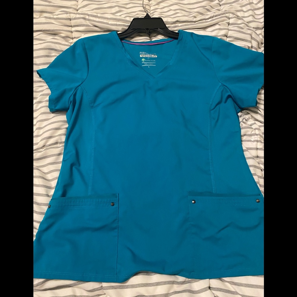 Healing Hands by Purple Label Large scrub top